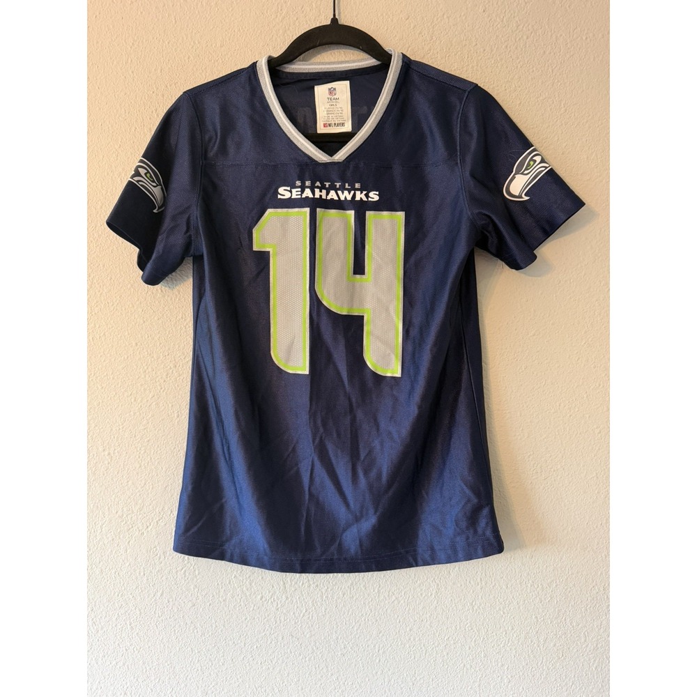 Seattle Seahawks DK Metcalf NFL Jersey Blue Girls Youth XL 14/16